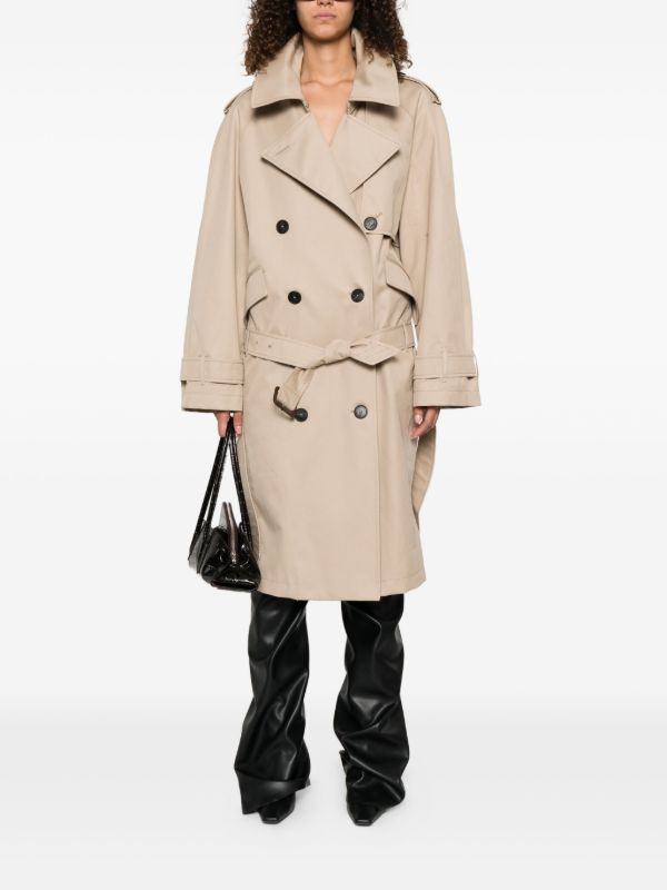 Browns The Attico Double-breasted Trench Coat | Browns Double Breasted & Peacoats