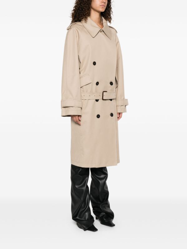 Browns The Attico Double-breasted Trench Coat | Browns Double Breasted & Peacoats