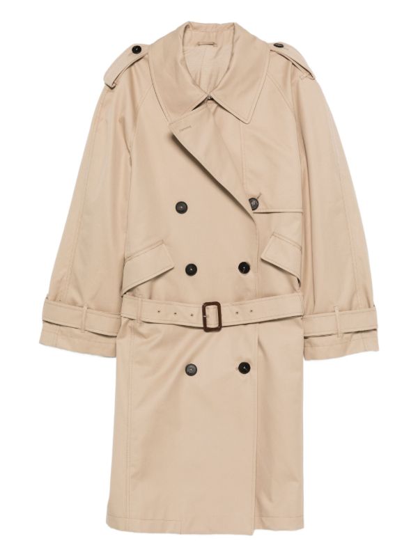 browns The Attico double-breasted trench coat | Browns Double Breasted & Peacoats