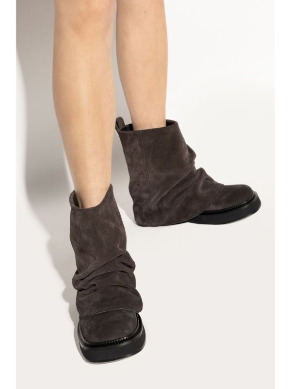 Browns The Attico Grey Mini Robin Boots | Browns Boots
