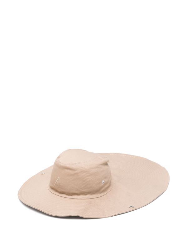 browns The Attico logo-embroidered sun hat | Browns Hats