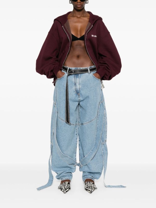 Browns The Attico Multi-string Jeans | Browns Wide-Leg Jeans