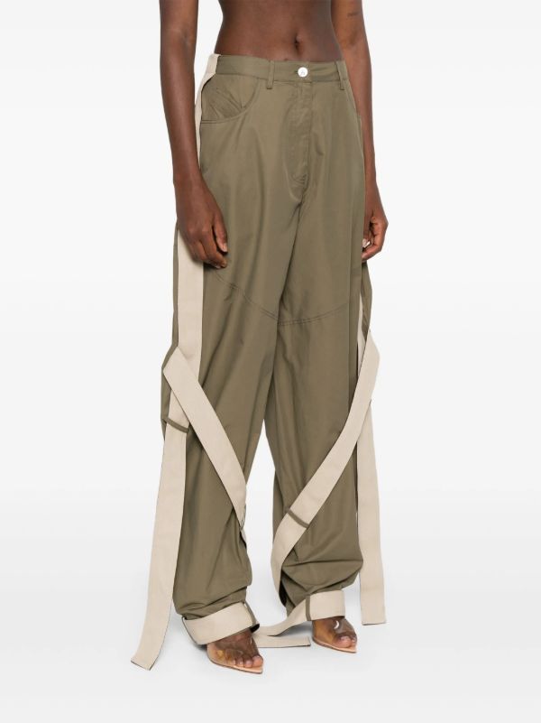 Browns The Attico Multi-string Trousers | Browns Wide-Leg Pants
