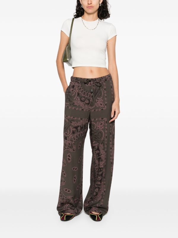 Browns The Attico Paisley-print Trousers | Browns Wide-Leg Pants