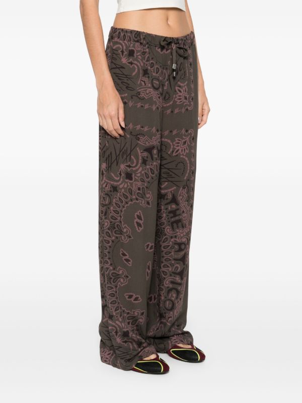 Browns The Attico Paisley-print Trousers | Browns Wide-Leg Pants
