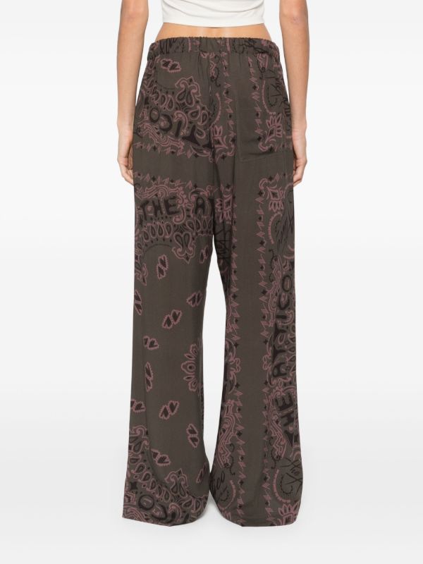 Browns The Attico Paisley-print Trousers | Browns Wide-Leg Pants
