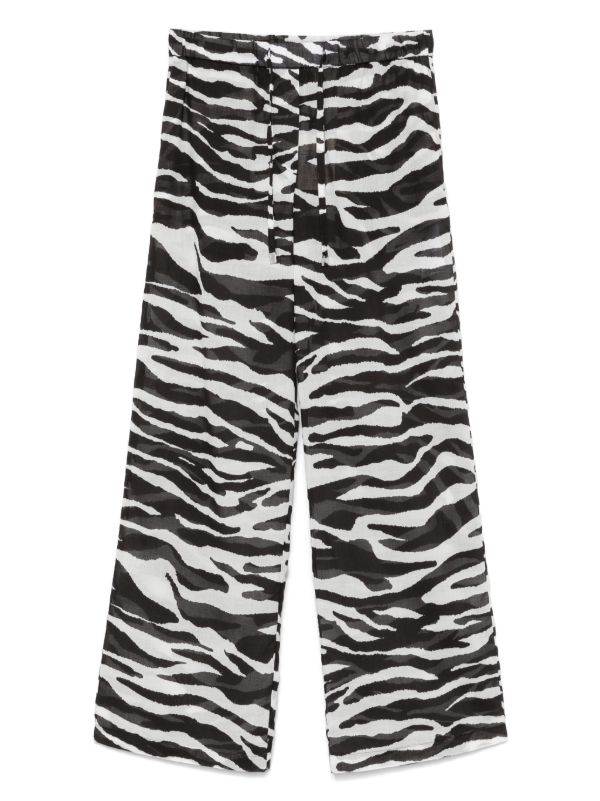 browns The Attico zebra-print trousers | Browns Wide-Leg Pants