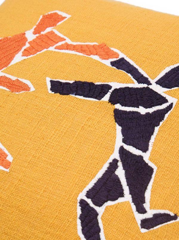 Browns The Conran Shop Dancing Figures Cushion | Browns Cushions