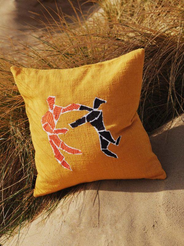Browns The Conran Shop Dancing Figures Cushion | Browns Cushions
