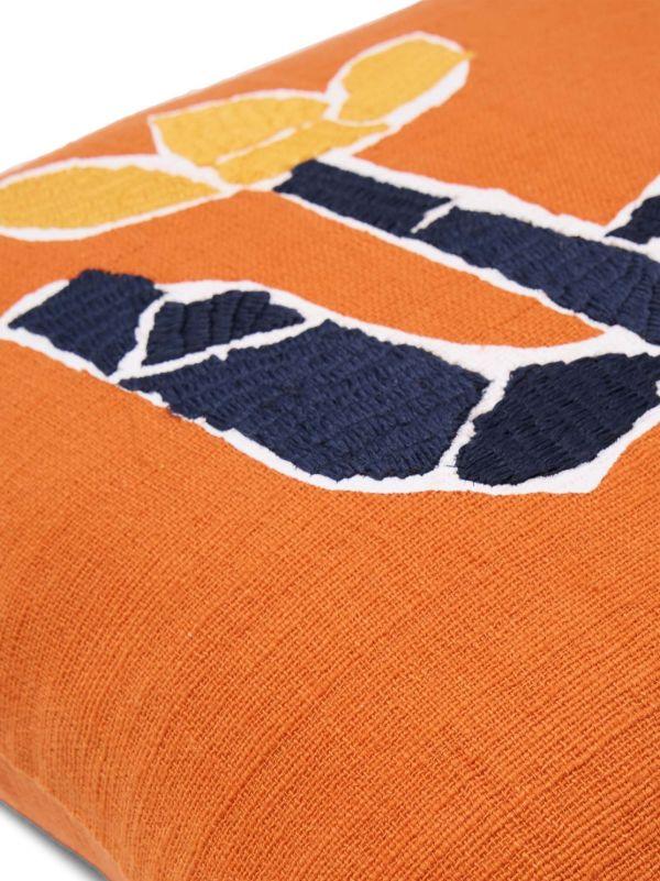 Browns The Conran Shop Solitary Flower Cushion (50cm X 50cm) | Browns Cushions