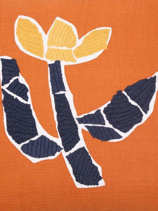 Browns The Conran Shop Solitary Flower Cushion (50cm X 50cm) | Browns Cushions