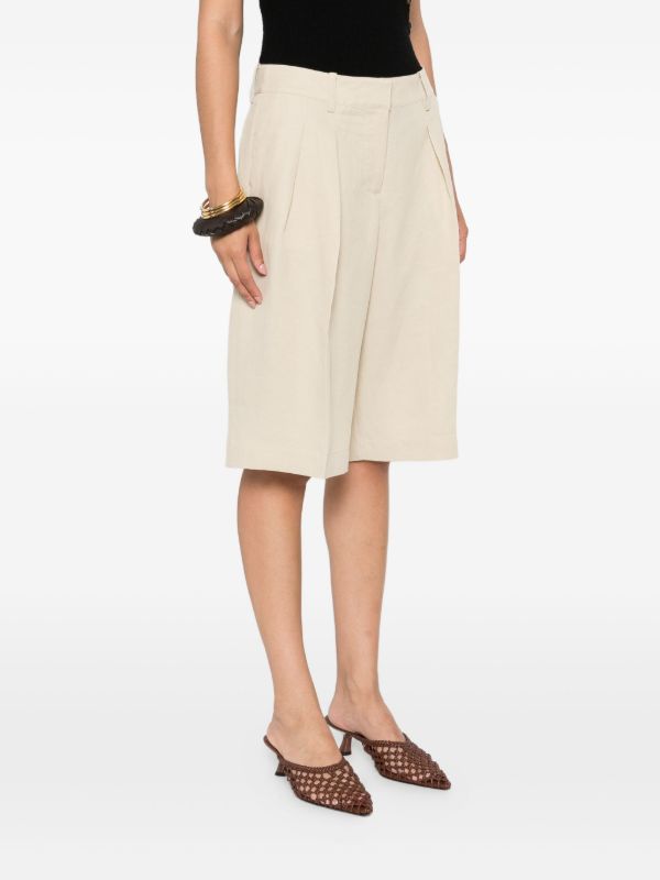 Browns The Frankie Shop Bilbao Shorts | Browns Knee-Length Shorts