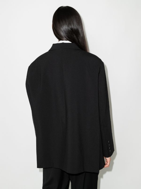 Browns The Frankie Shop Black Bea Oversized Blazer | Browns Suit Jackets