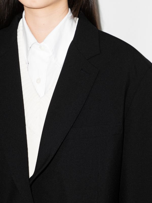 Browns The Frankie Shop Black Bea Oversized Blazer | Browns Suit Jackets