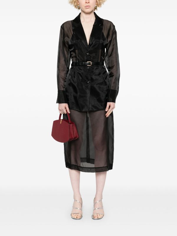 Browns The Frankie Shop Black Lise Blazer | Browns Blazers