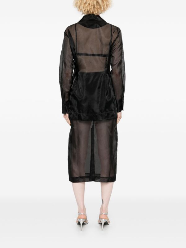 Browns The Frankie Shop Black Lise Blazer | Browns Blazers