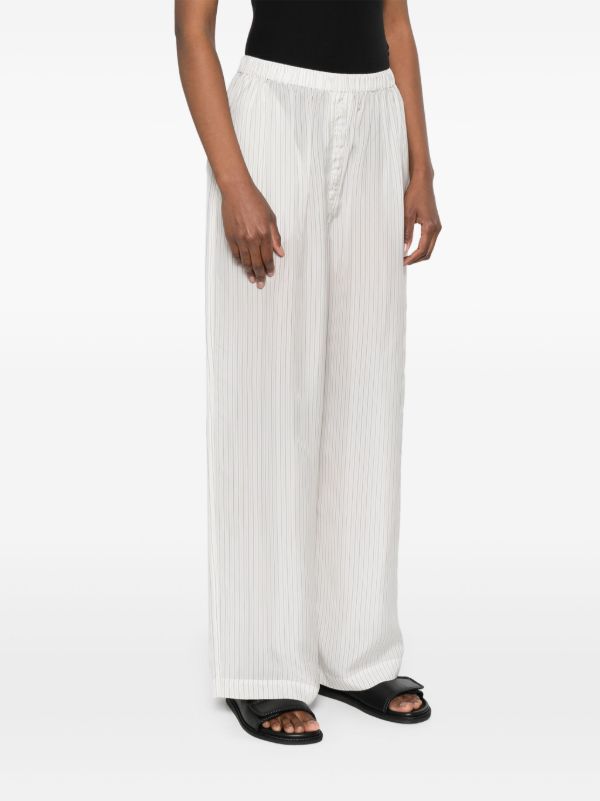 Browns The Frankie Shop Brenna Double Striped Trousers | Browns Wide-Leg Pants
