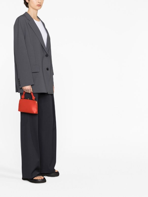 Browns The Frankie Shop Grey Bea Oversized Blazer | Browns Suit Jackets