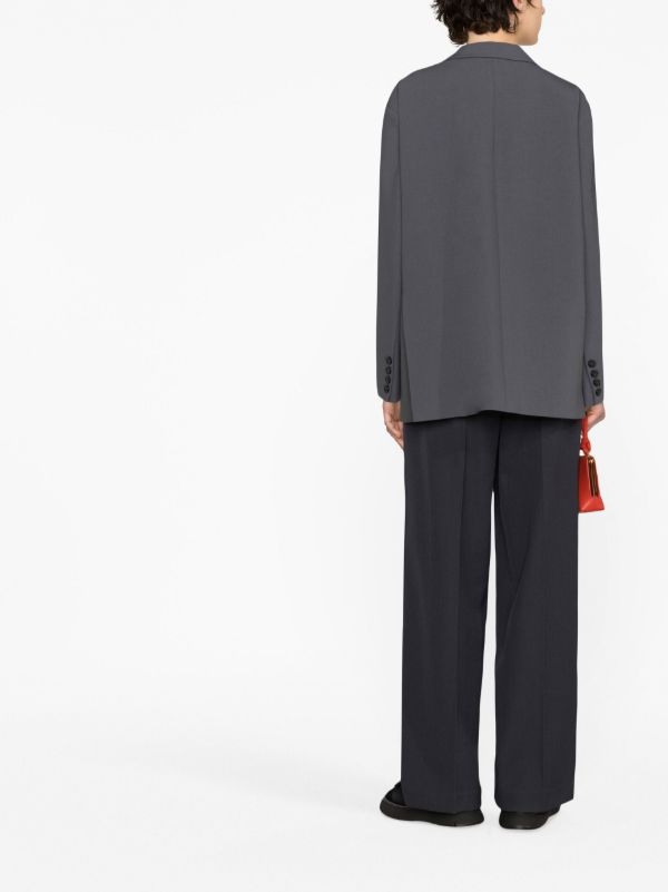 Browns The Frankie Shop Grey Bea Oversized Blazer | Browns Suit Jackets