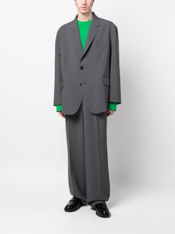 Browns The Frankie Shop Grey Beo Oversized Blazer | Browns Suit Jackets