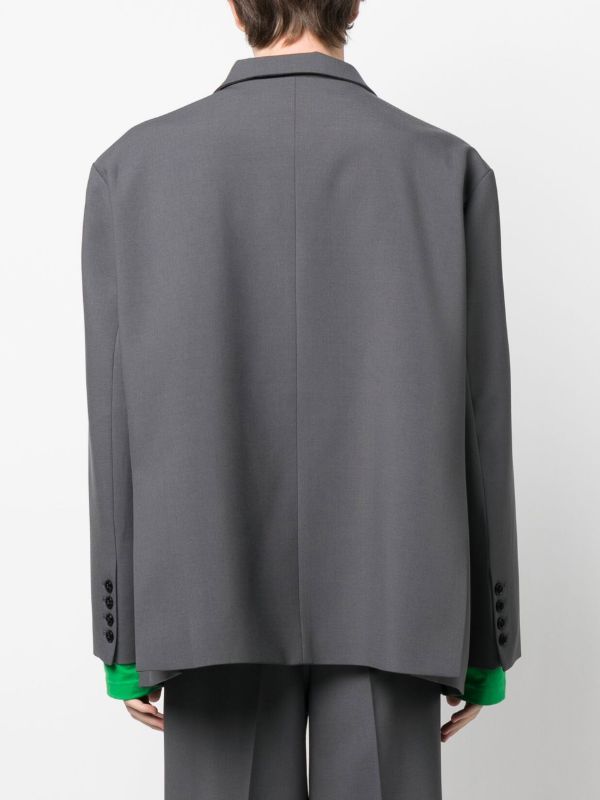 Browns The Frankie Shop Grey Beo Oversized Blazer | Browns Suit Jackets