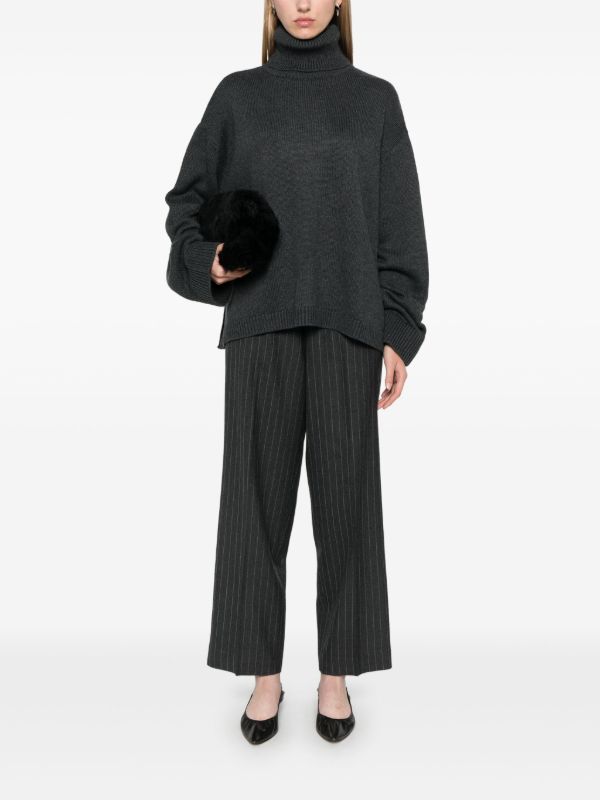 Browns The Frankie Shop Grey Rhea Sweater | Browns Knitted Sweaters