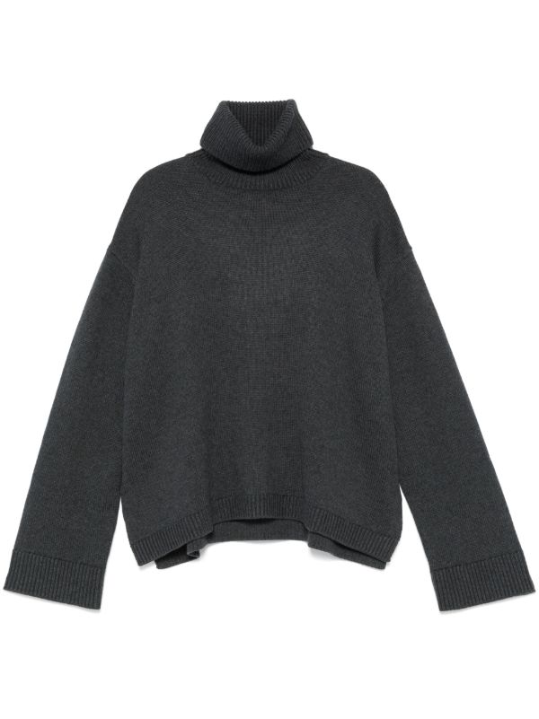 browns The Frankie Shop Grey Rhea Sweater | Browns Knitted Sweaters