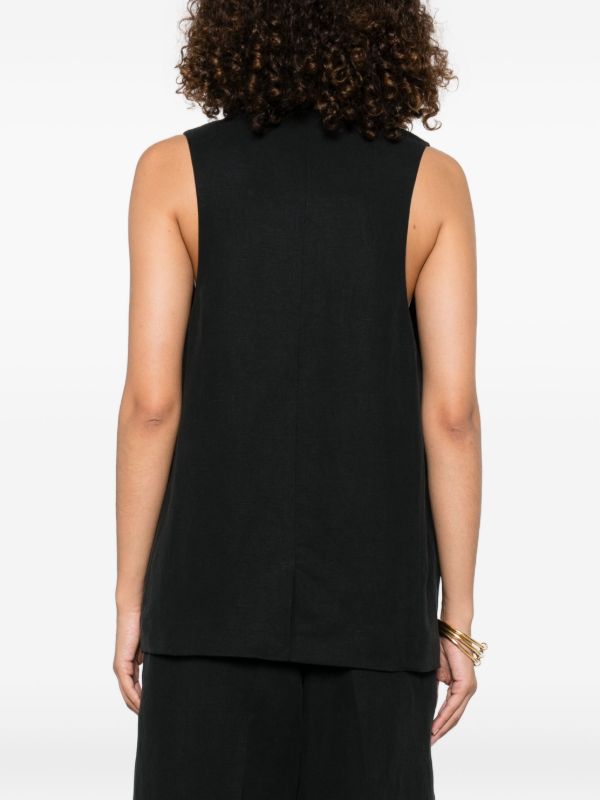 Browns The Frankie Shop Melrose Waistcoat | Browns Waistcoats & Gilets