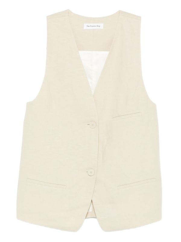 browns The Frankie Shop Melrose waistcoat | Browns Waistcoats & Gilets
