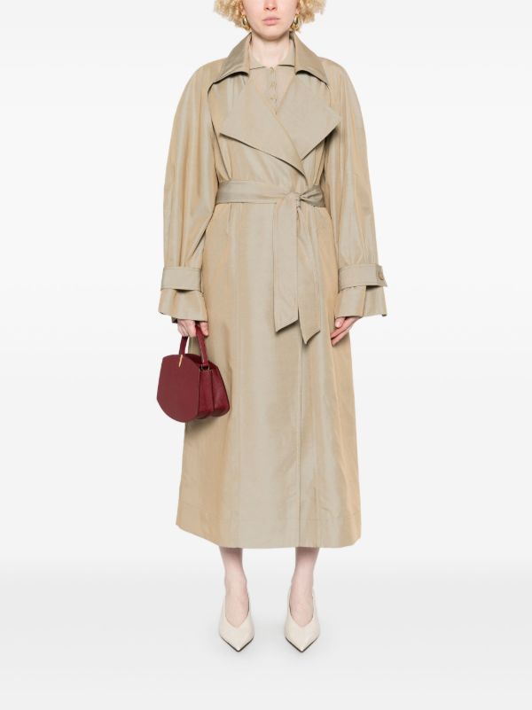 Browns The Frankie Shop Neutrals Astoria Coat | Browns Trench Coats & Raincoats