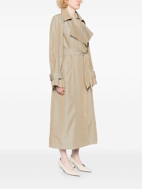 Browns The Frankie Shop Neutrals Astoria Coat | Browns Trench Coats & Raincoats