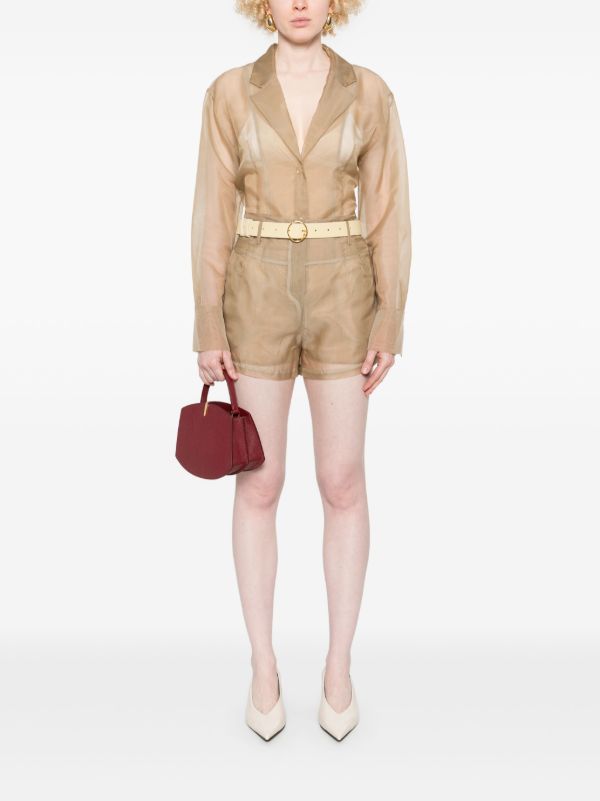 Browns The Frankie Shop Neutrals Lise Shorts | Browns Short & Mini Shorts