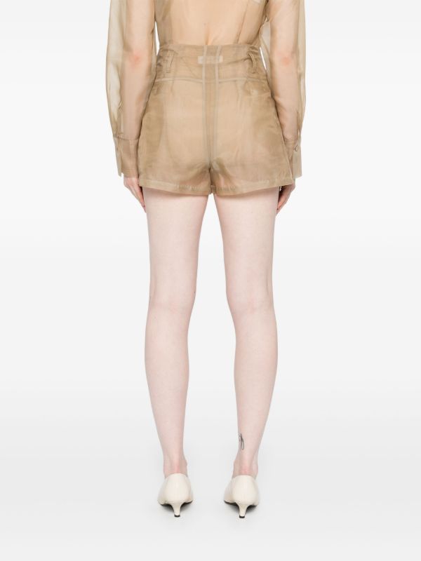 Browns The Frankie Shop Neutrals Lise Shorts | Browns Short & Mini Shorts