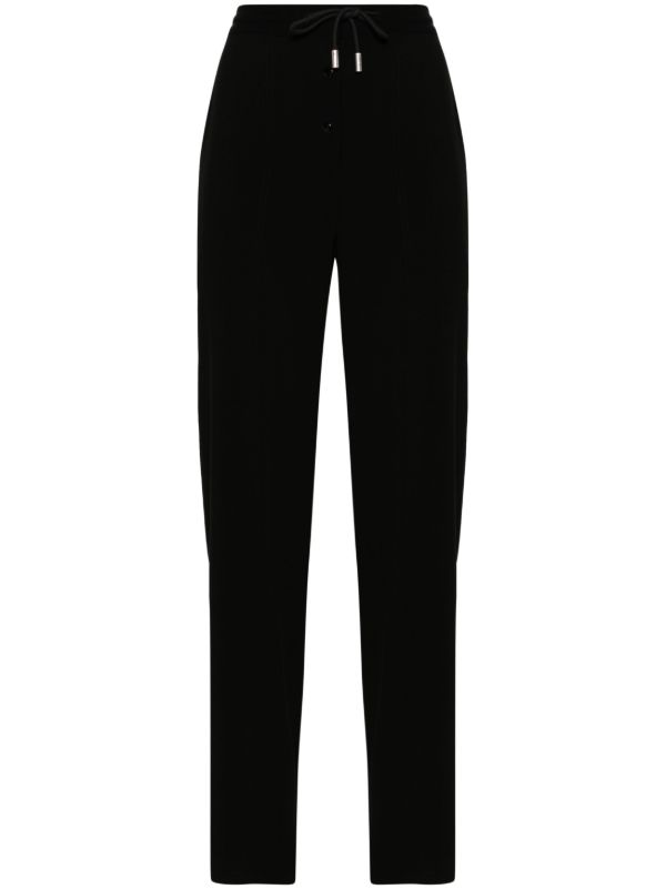 browns The Row Black Bonnette Trousers | Browns Straight-Leg Pants