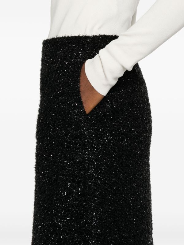 Browns The Row Black Corinna Skirt | Browns Pencil Skirts