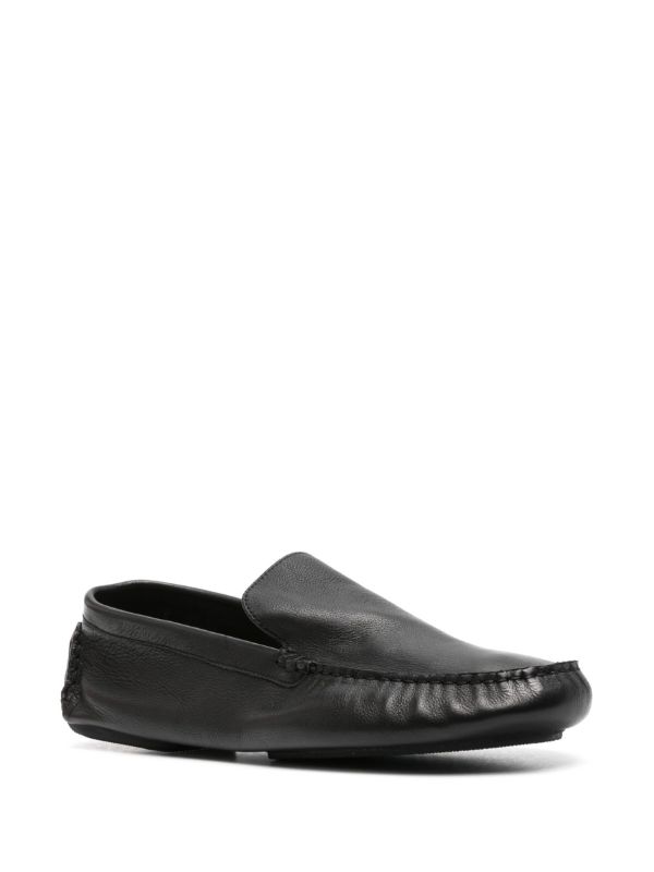 Browns The Row Black Lucca Leather Loafers | Browns Loafers