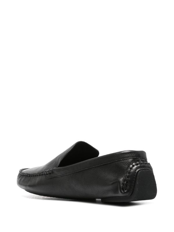 Browns The Row Black Lucca Leather Loafers | Browns Loafers