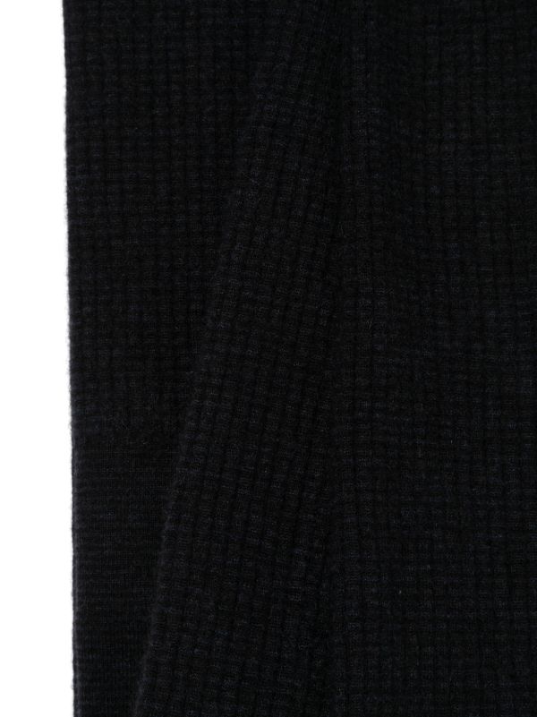 Browns The Row Blue Waffle-Knit Scarf | Browns Scarves