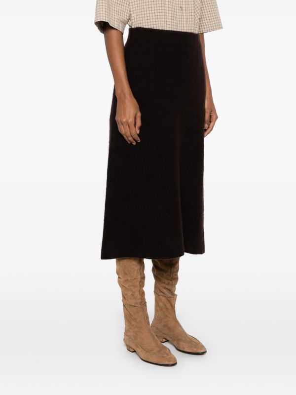 Browns The Row Ivaanka Midi Skirt | Browns A-Line Skirts