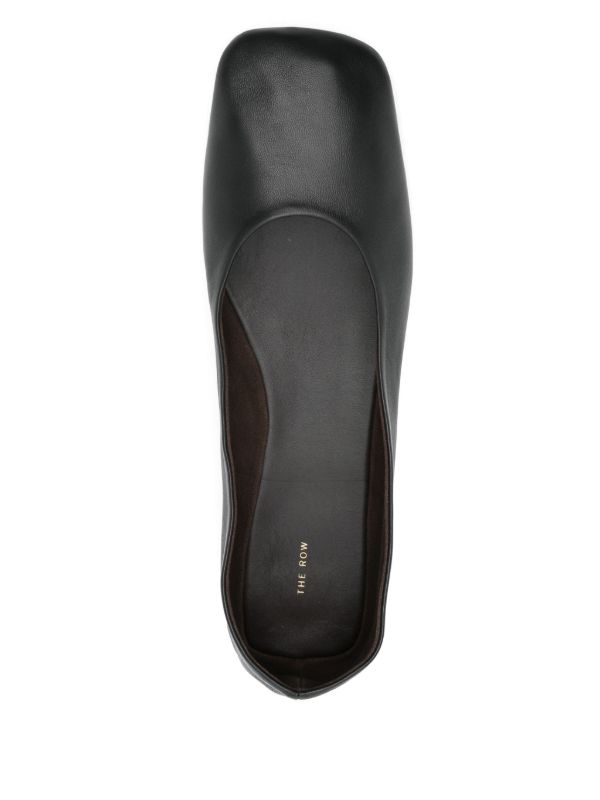 Browns The Row Leather Ballet Flats | Browns Ballerina Shoes