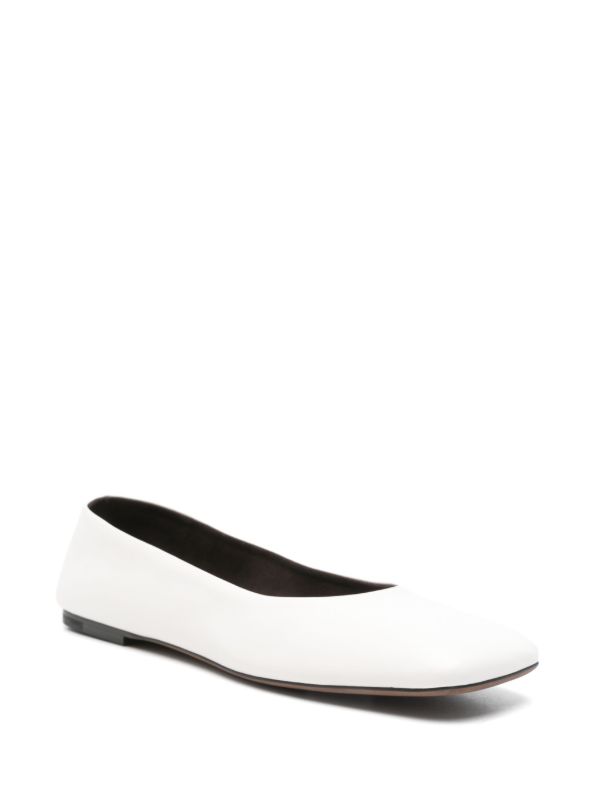 Browns The Row Square Toe Ballet Flats | Browns Ballerina Shoes