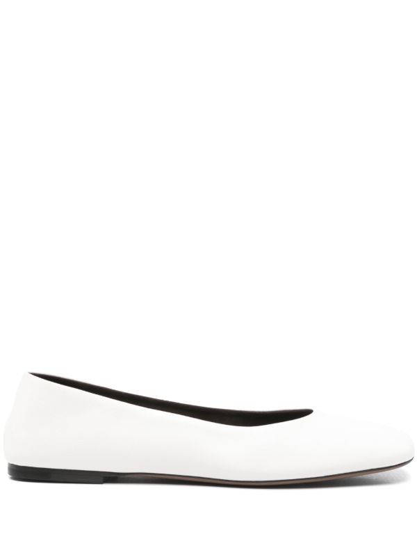 browns The Row square toe ballet flats | Browns Ballerina Shoes