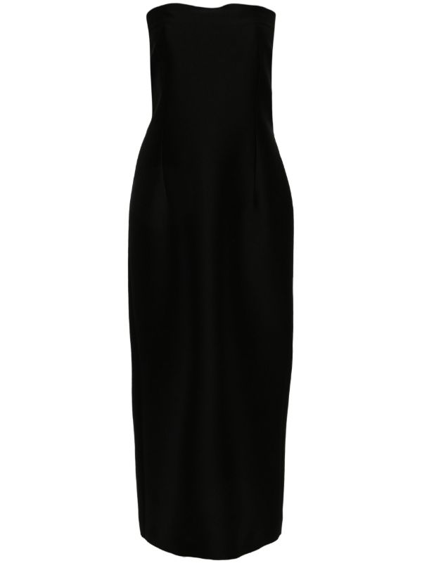 browns The Row Strapless Dress | Browns Evening Dresses
