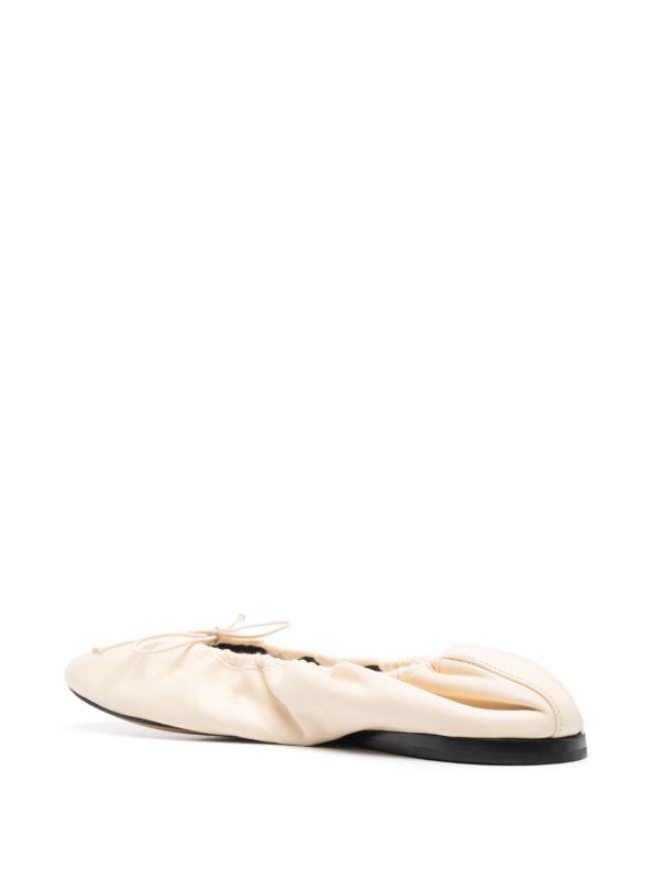 Browns The Row White Awar Ballet Pumps | Browns Ballerina Shoes