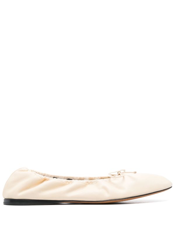 browns The Row White Awar Ballet Pumps | Browns Ballerina Shoes