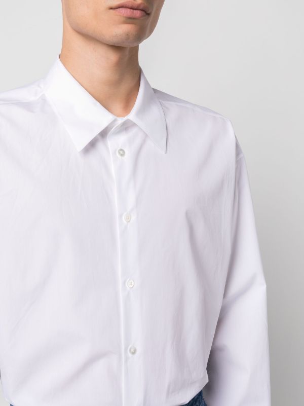 Browns The Row White Point-collar Cotton Shirt | Browns Shirts