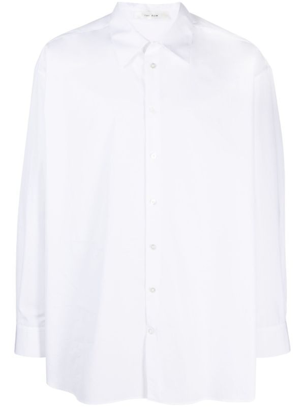 browns The Row white point-collar cotton shirt | Browns Shirts