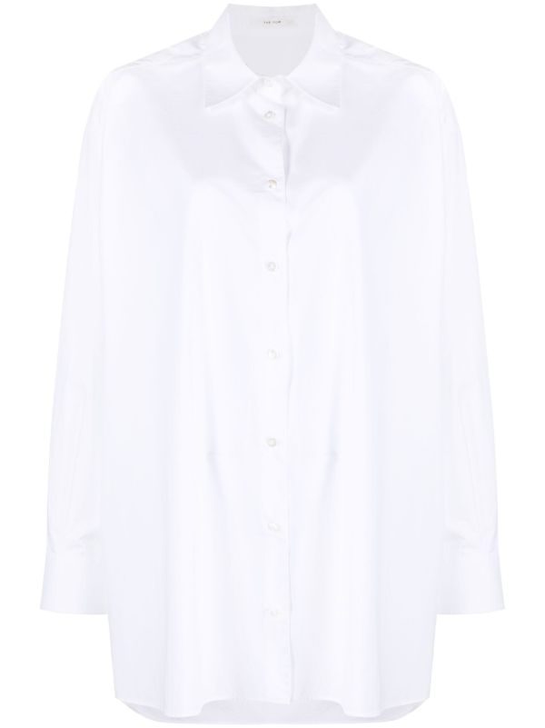 browns The Row white point-collar cotton shirt | Browns Shirts