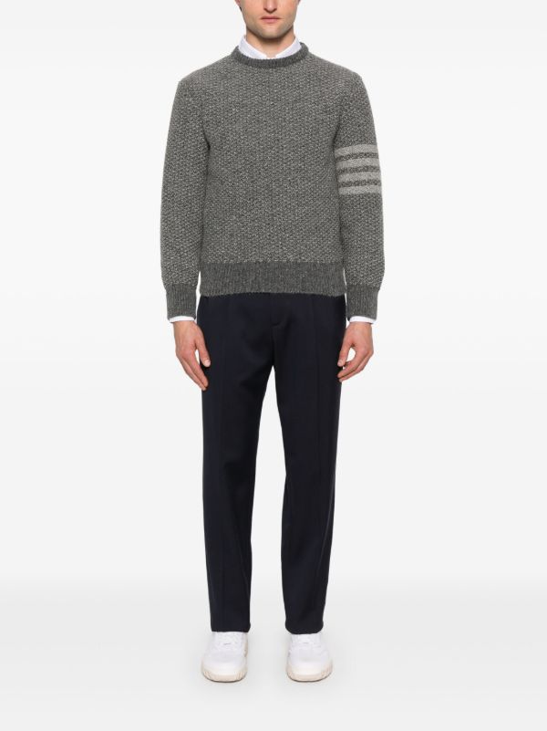 Browns Thom Browne 4-Bar Sweater | Browns Knitted Sweaters