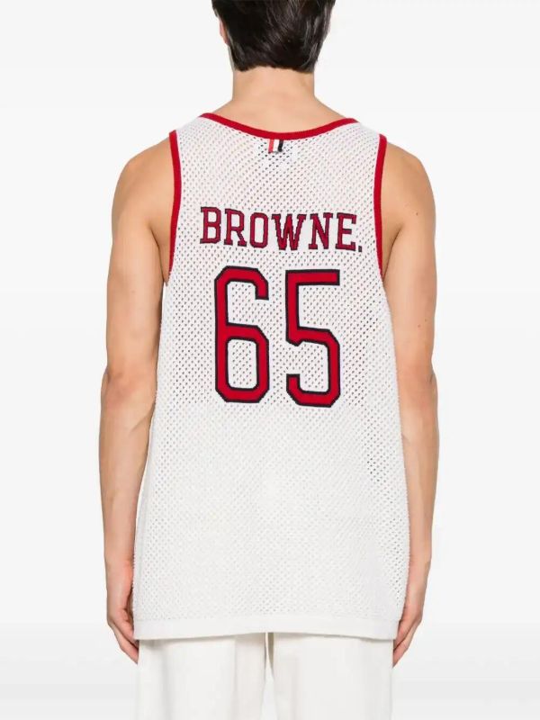 Browns Thom Browne Athletic Tank Top | Browns Vests & Tank Tops